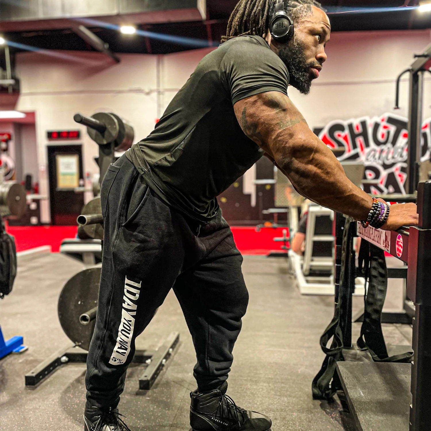 1DAYYOUMAY, Black Joggers - Image 7