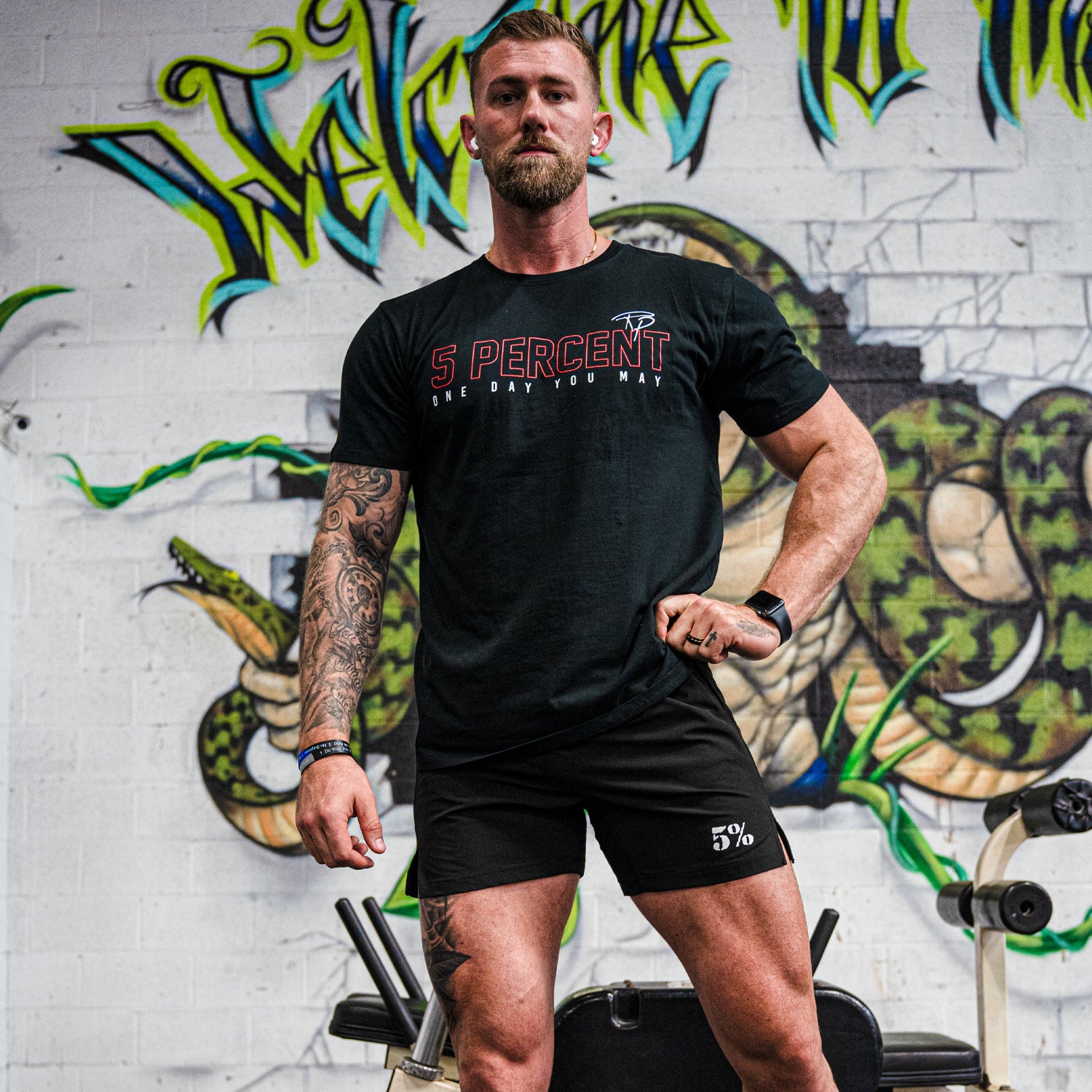 5% Black Lifting Shorts - Image 6