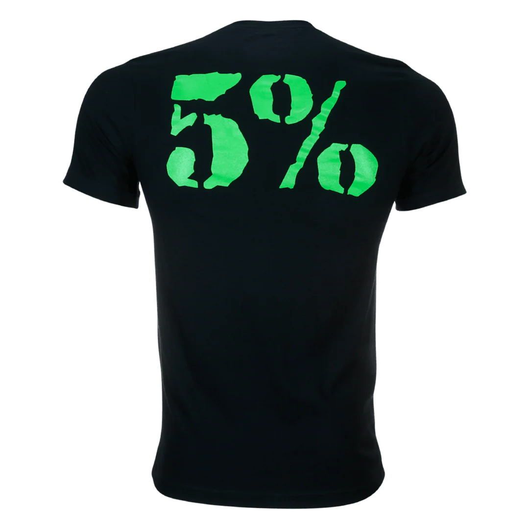 5% Family, Black T-Shirt - Image 2