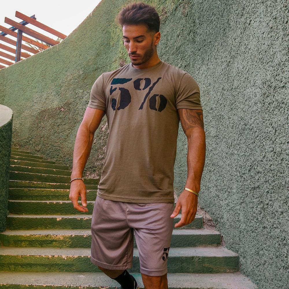 5% Military, Green T-Shirt - Image 4