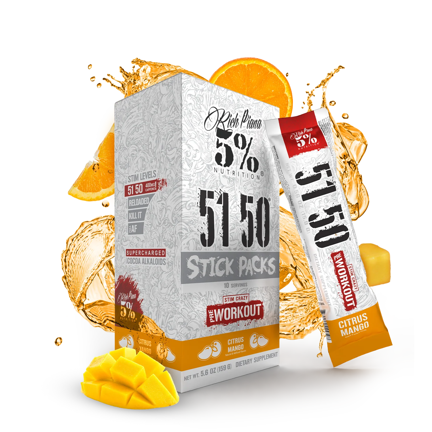 5150 Pre-Workout Stick Packs (10 Sticks)