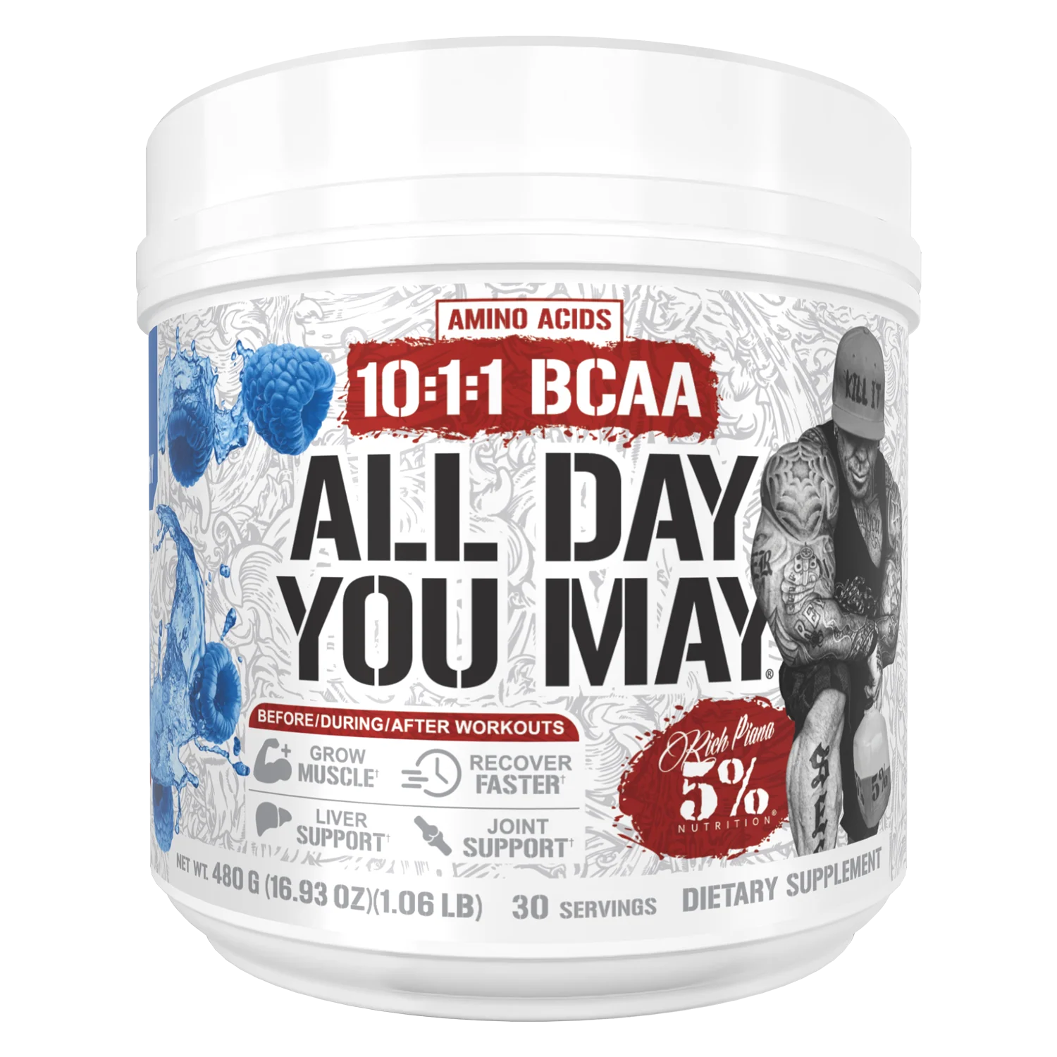 All Day You May 10:1:1 Ratio BCAA Recovery Drink - Image 30