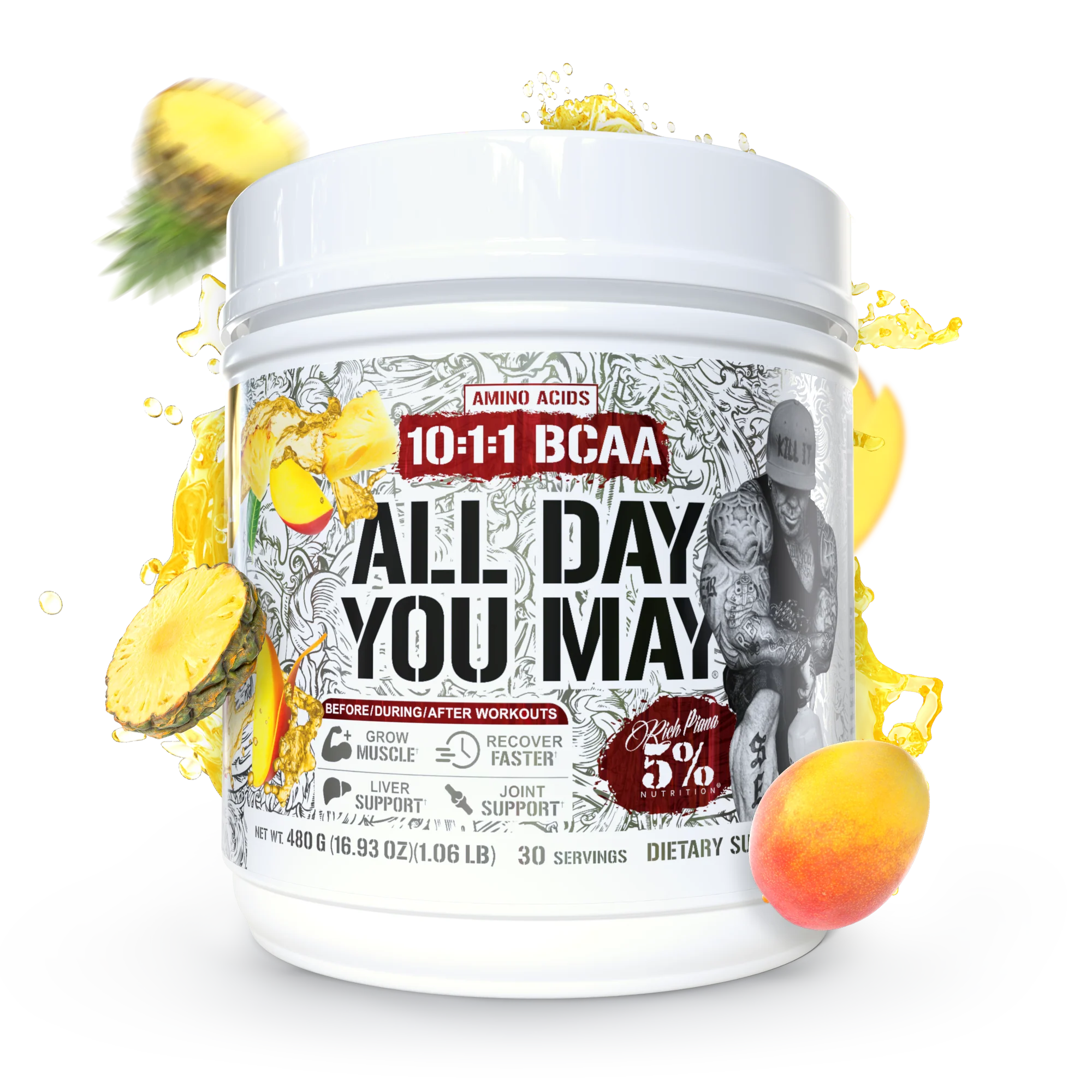 All Day You May 10:1:1 Ratio BCAA Recovery Drink - Image 8