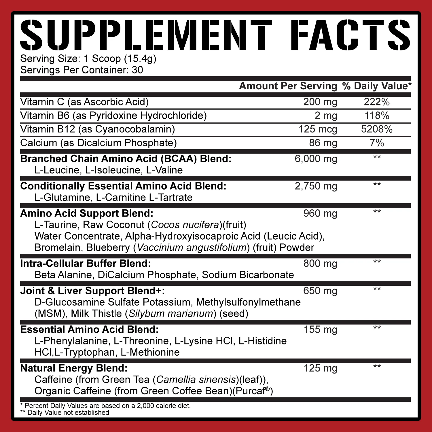 All Day You May Caffeinated BCAA Recovery Drink - Image 10