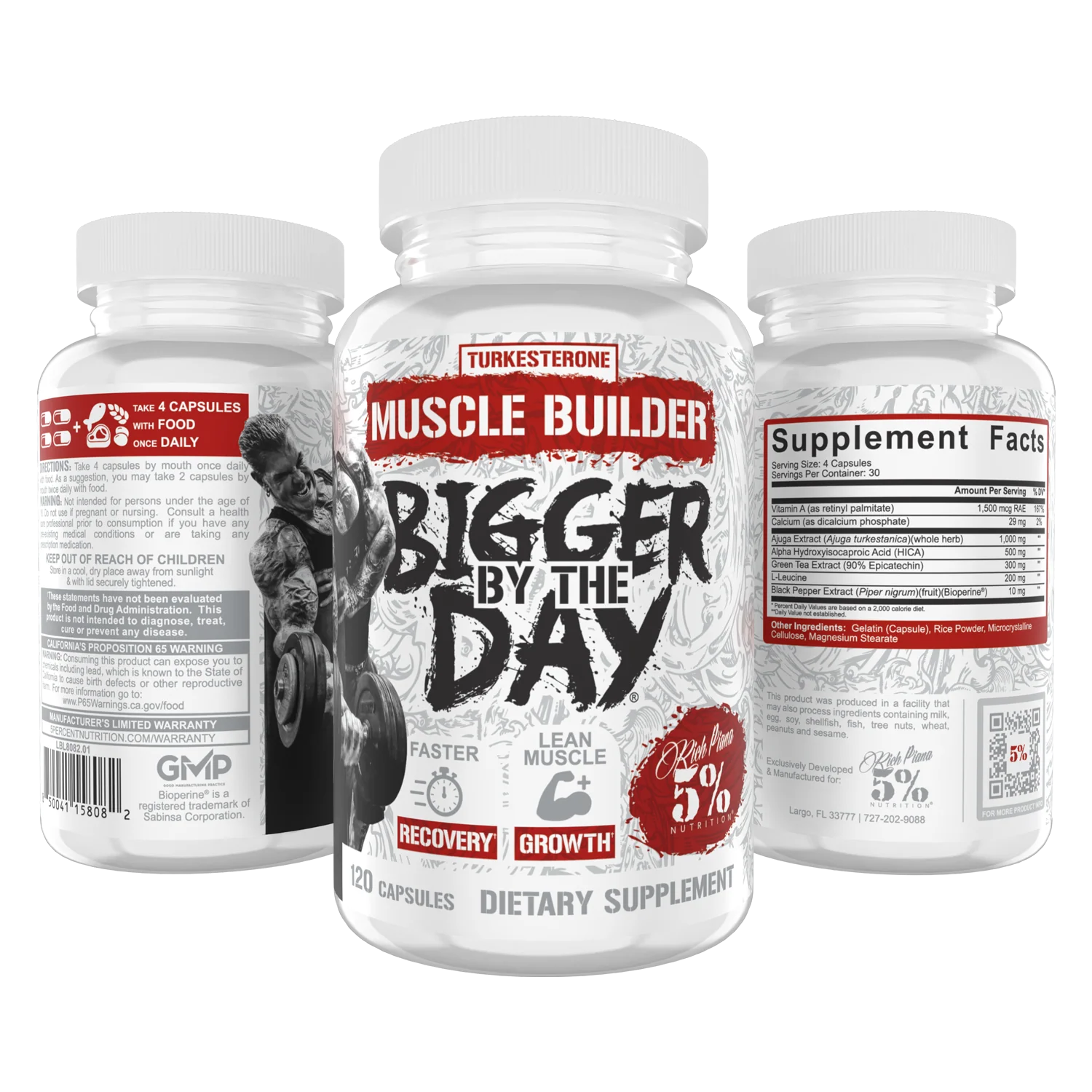 Bigger By The Day Muscle Builder with Turkesterone - Image 6