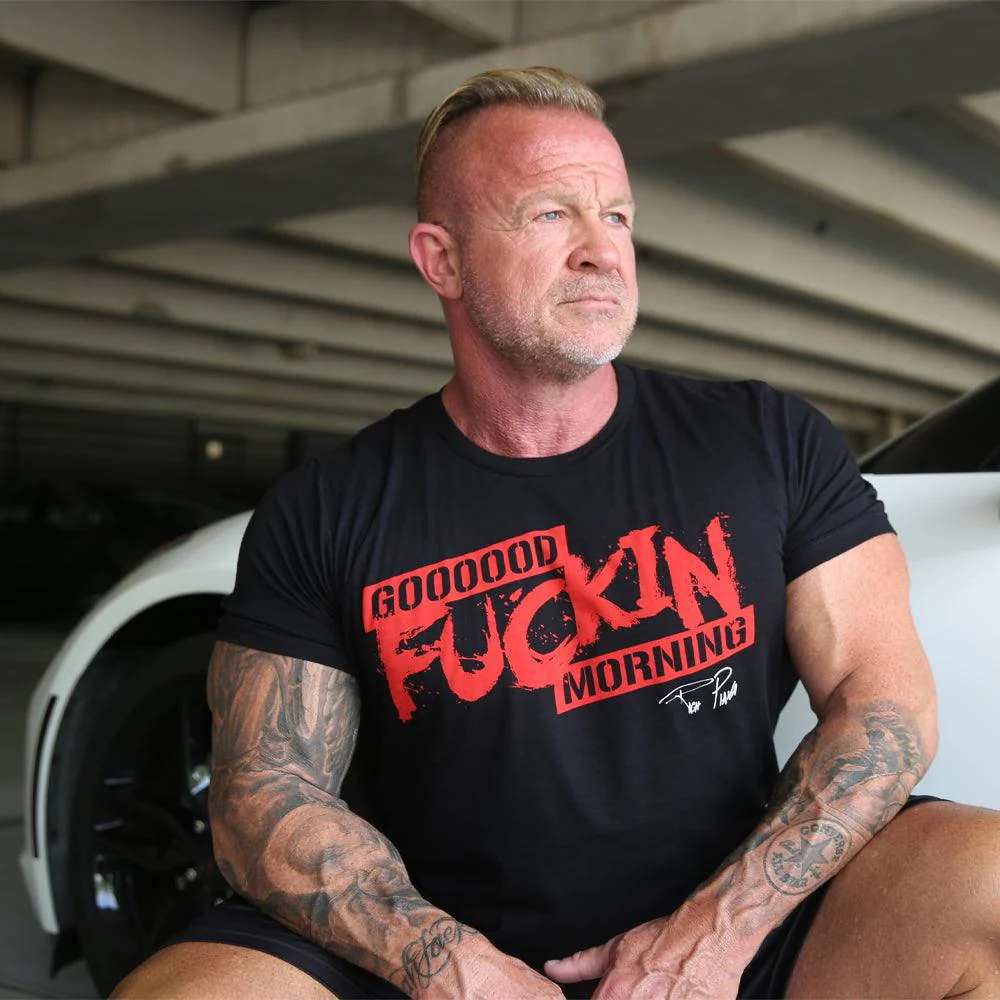 Good F*ckin Morning, Black T-Shirt - Image 4