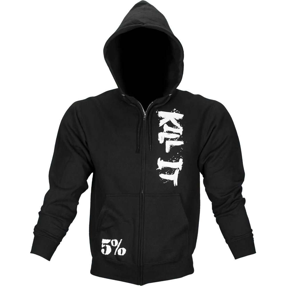 Kill It, Zip-Up Hoodie (4 Colors) - Image 5