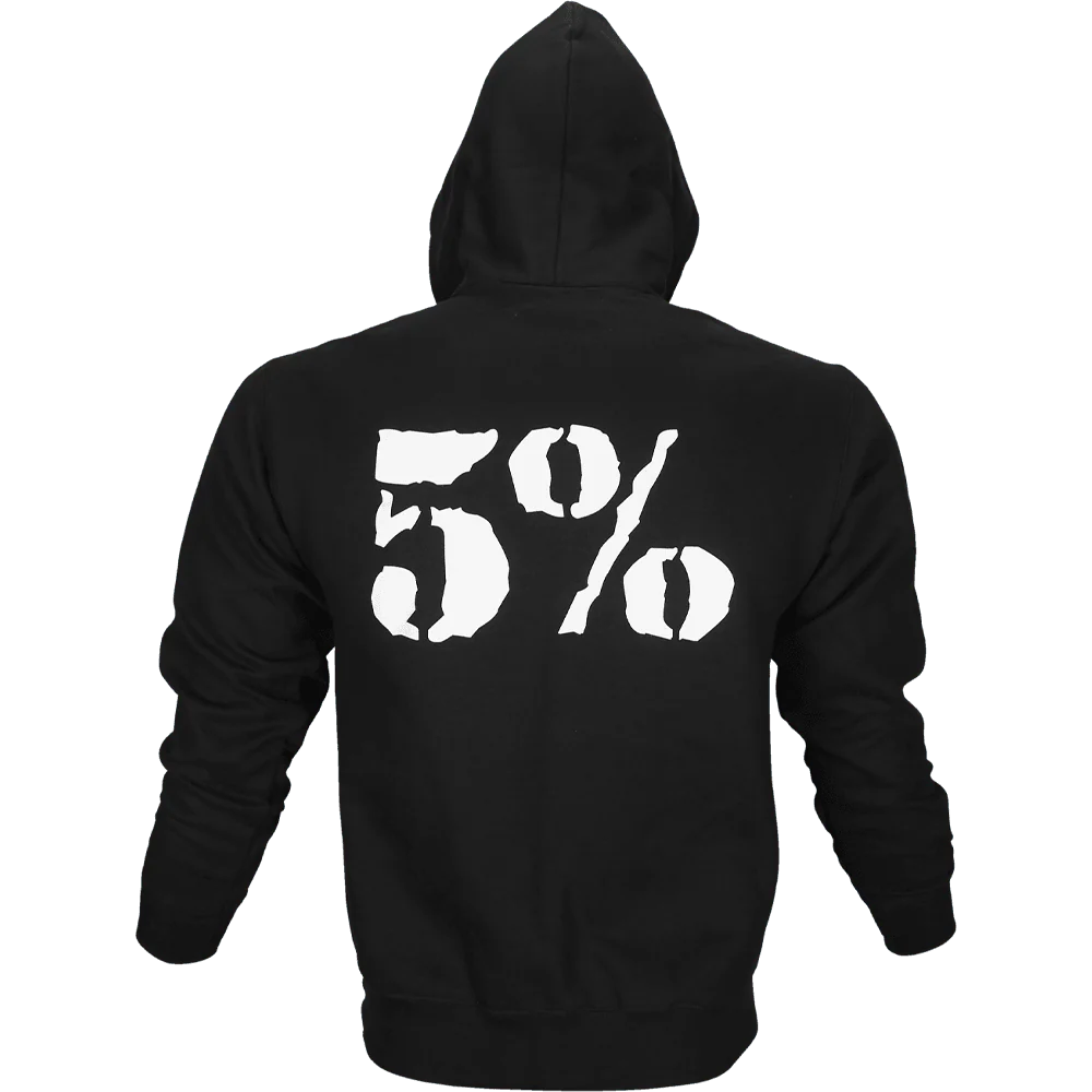 Kill It, Black Zip-Up Hoodie - Image 2