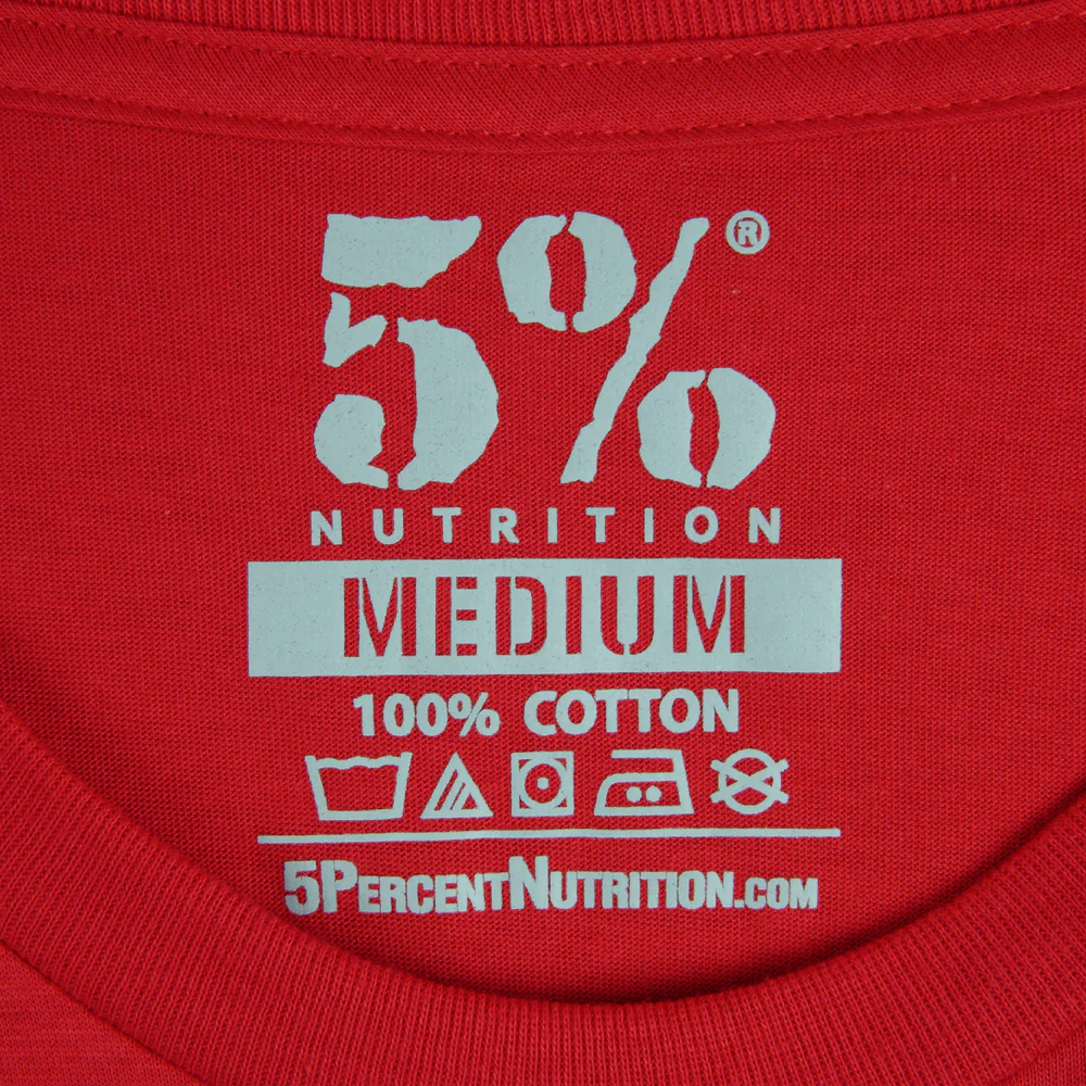 Legend Rich Piana Graphic, Red T-Shirt - Image 3