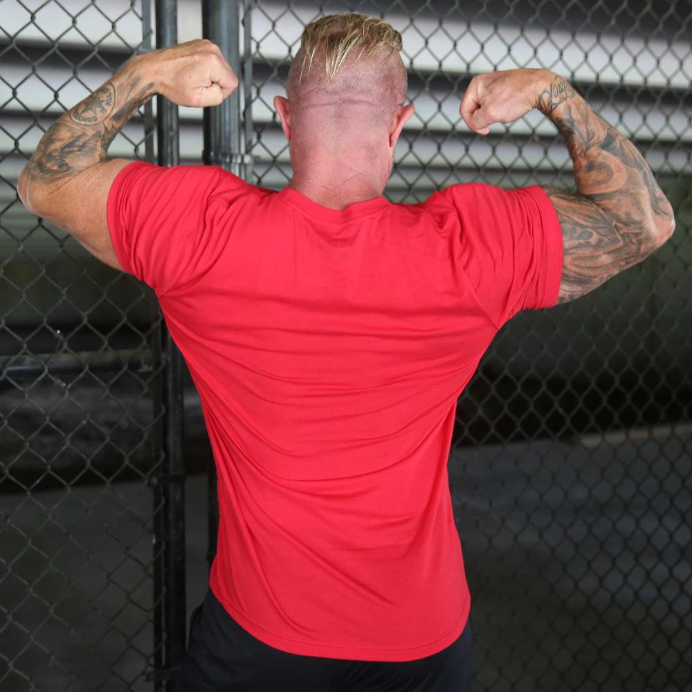 Legend Rich Piana Graphic, Red T-Shirt - Image 5