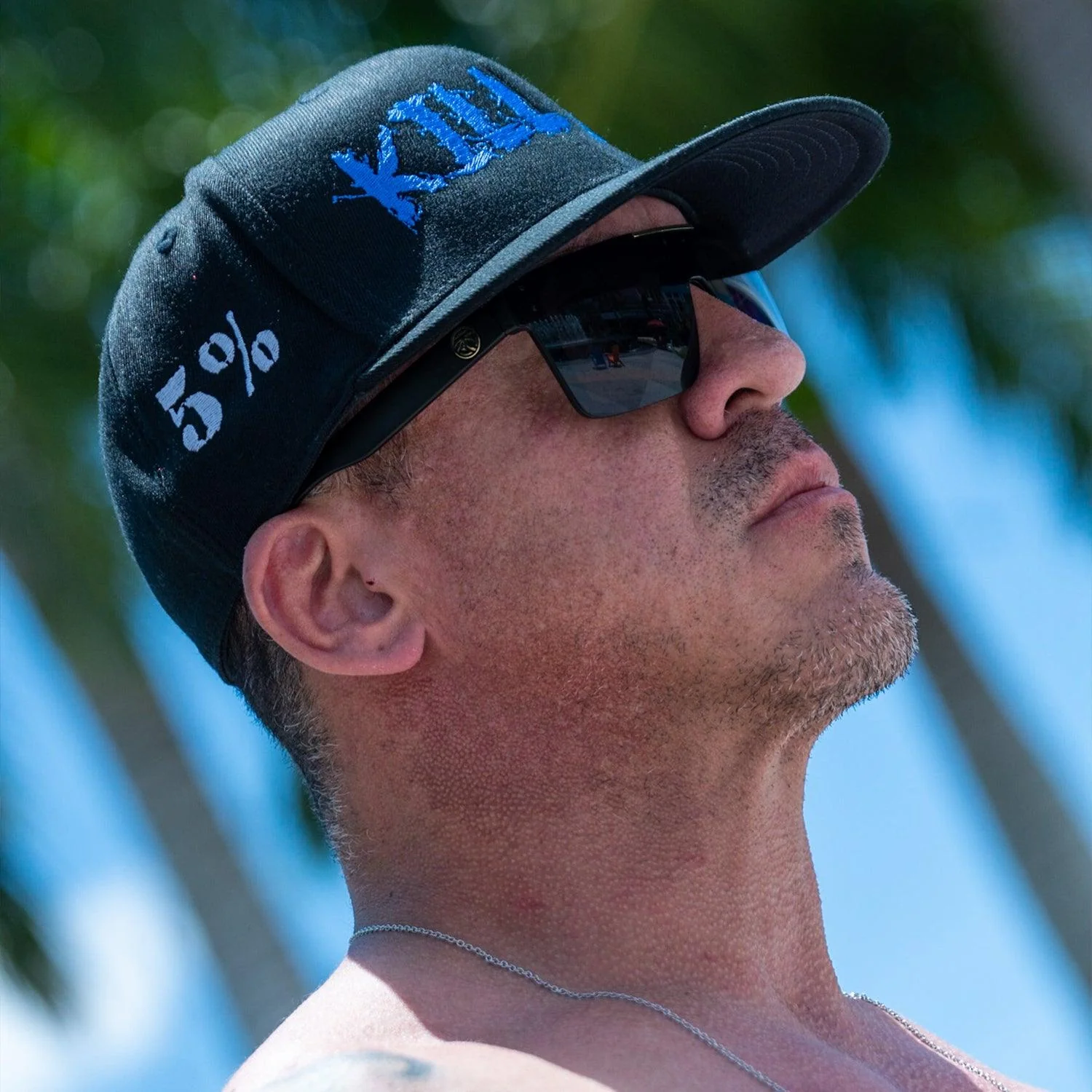 Love It Kill It, Blue on Black Hat - Image 7