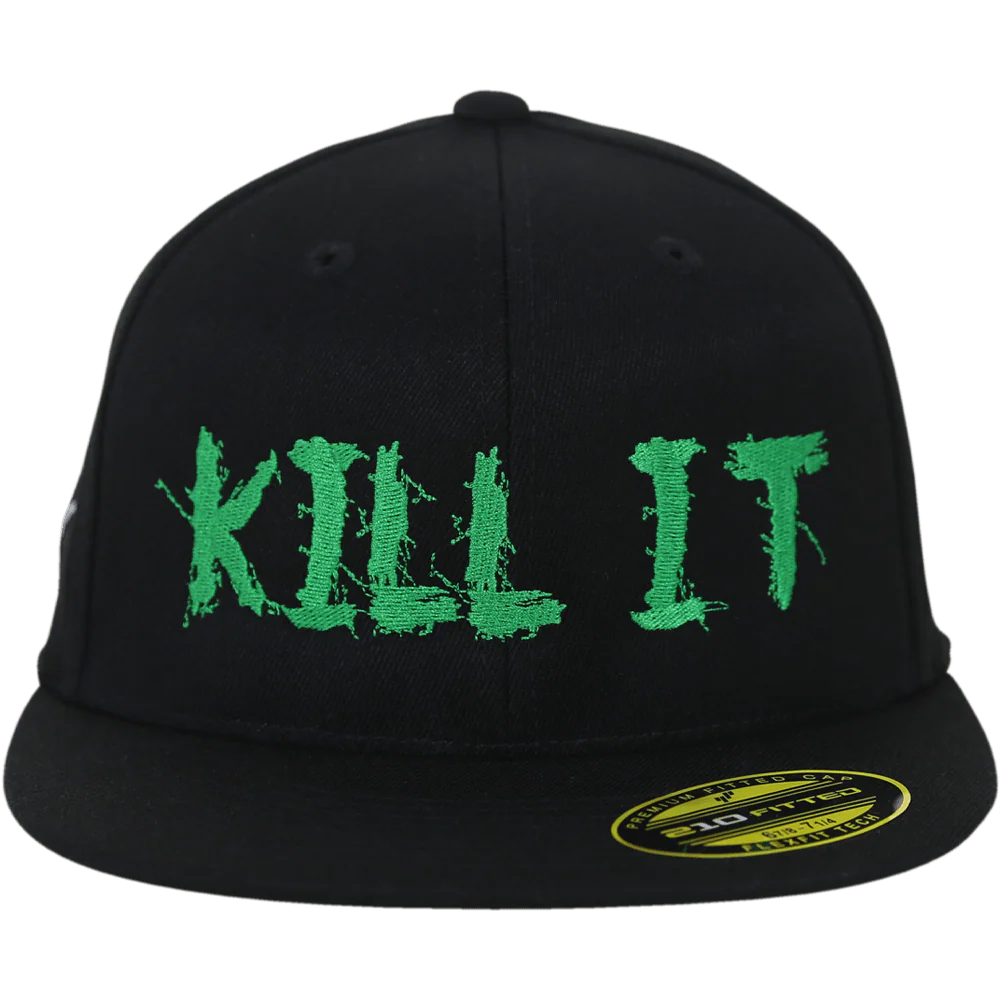 Love It Kill It, Green on Black Hat - Image 3