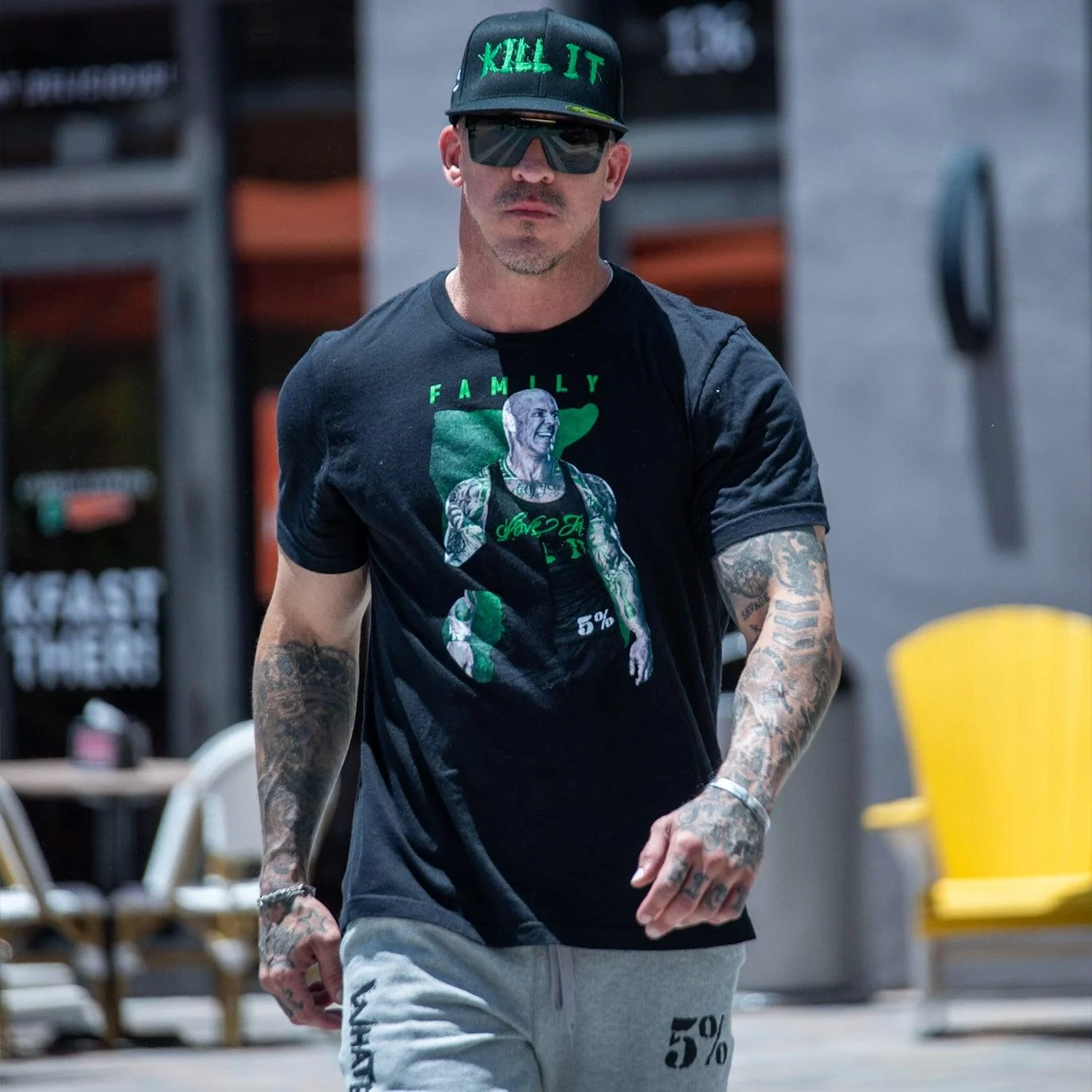 Love It Kill It, Green on Black Hat - Image 6
