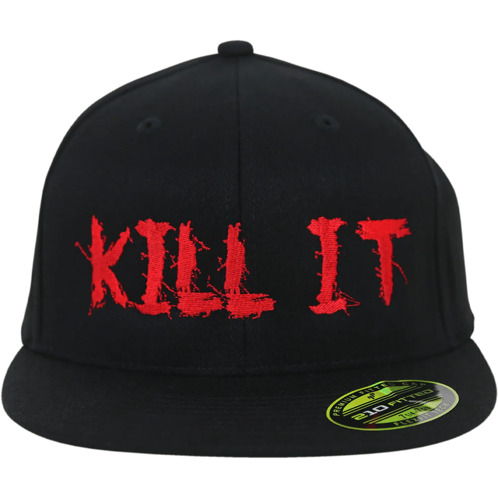 Love It Kill It, Red on Black Hat - Image 3