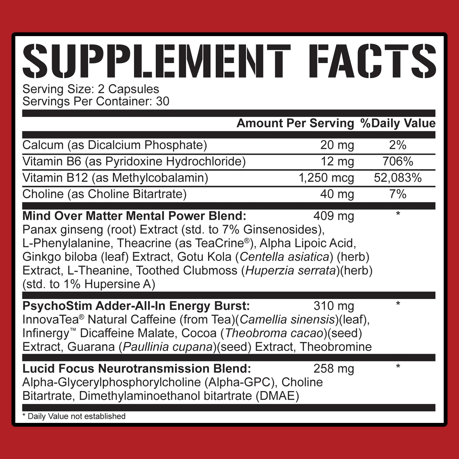 Mentality Nootropic Blend - Image 7