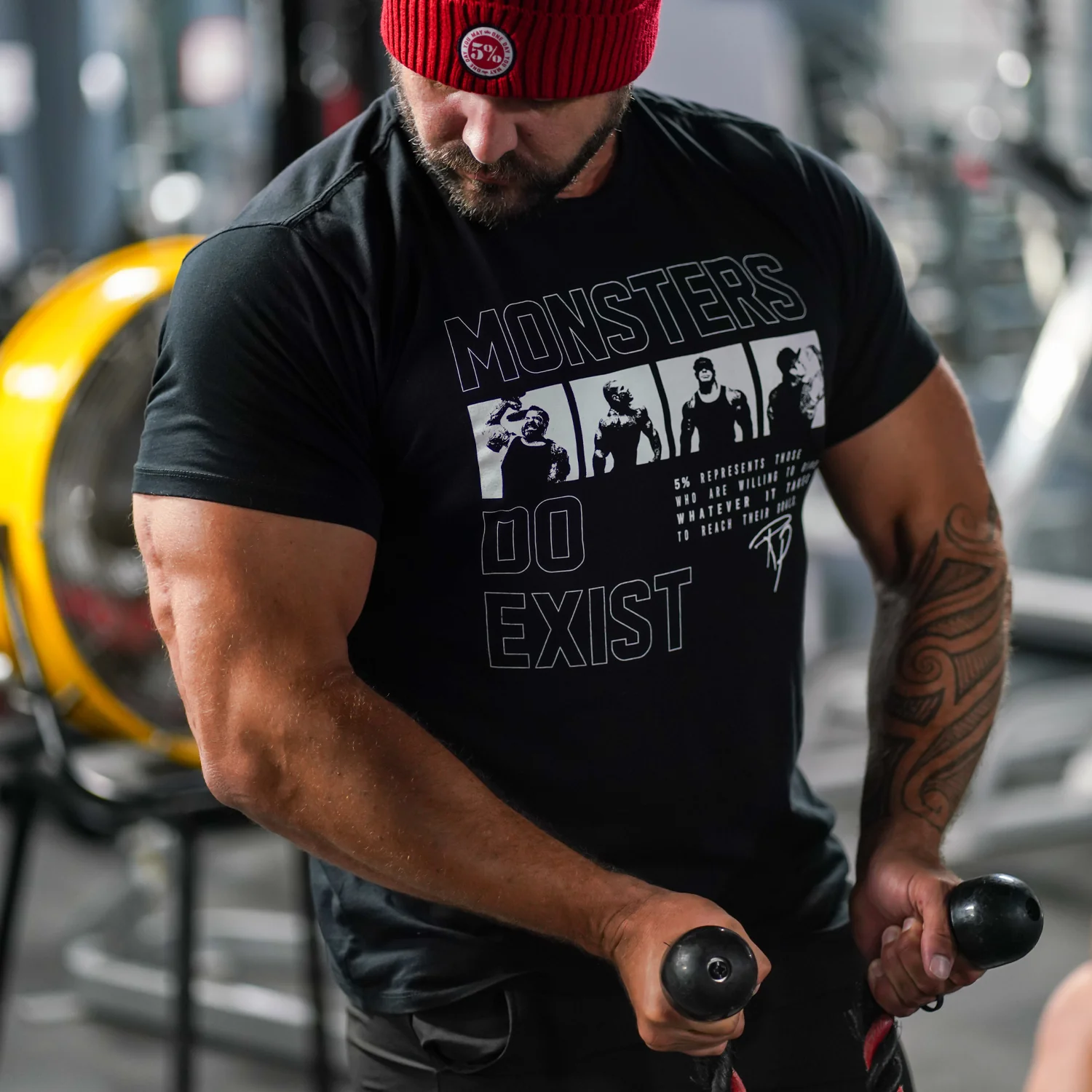 Monsters Do Exist, Black T-Shirt - Image 4