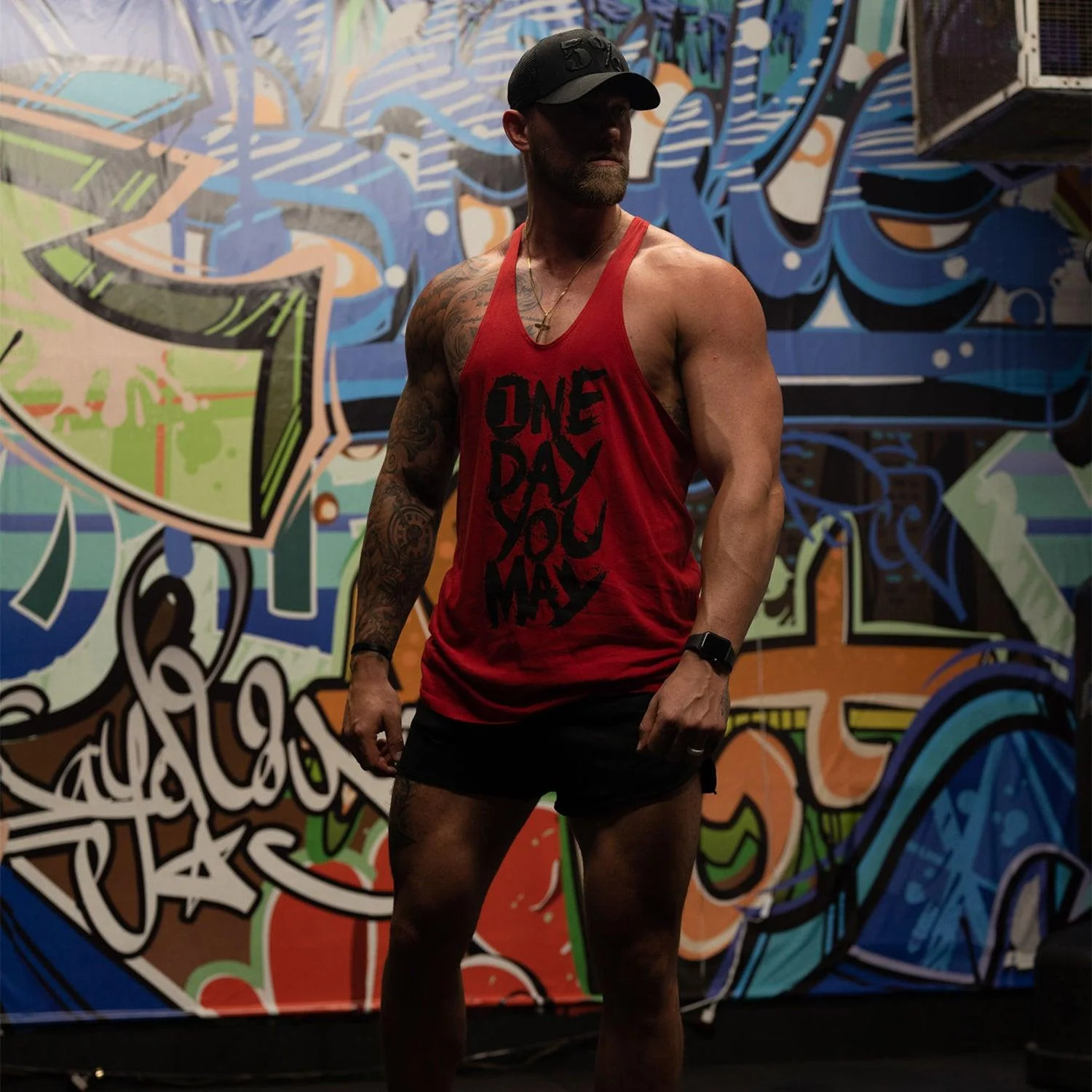 One Day You May, Red Stringer Tank - Image 3