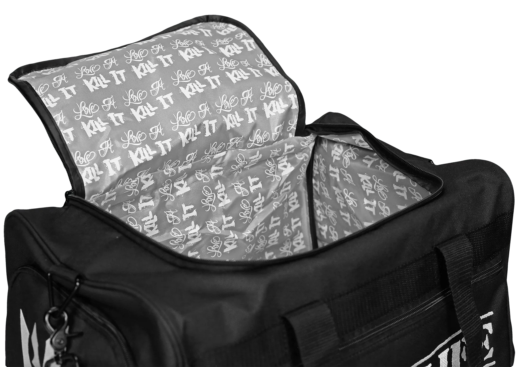 Signature RP Crown, Black and White Gym Bag - Image 3