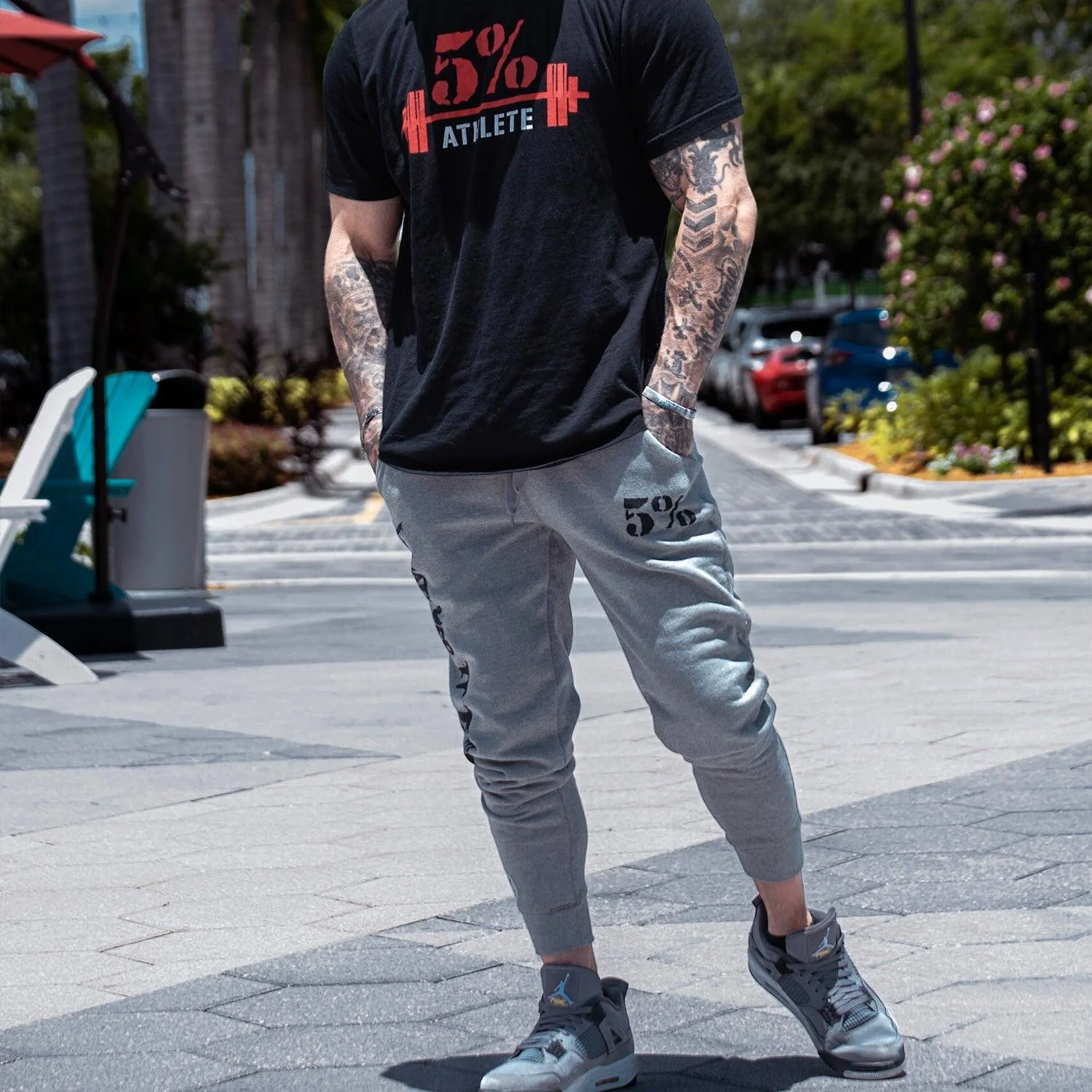WHATEVER IT TAKES, Gray Joggers - Image 5
